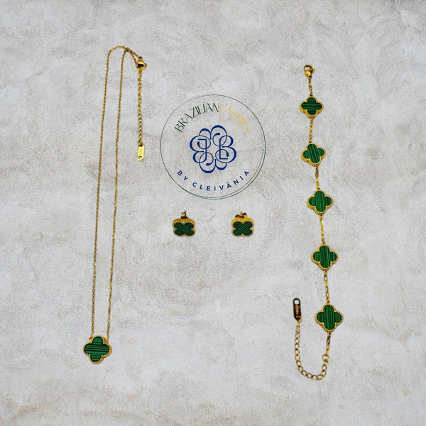 Clover Set-Gold