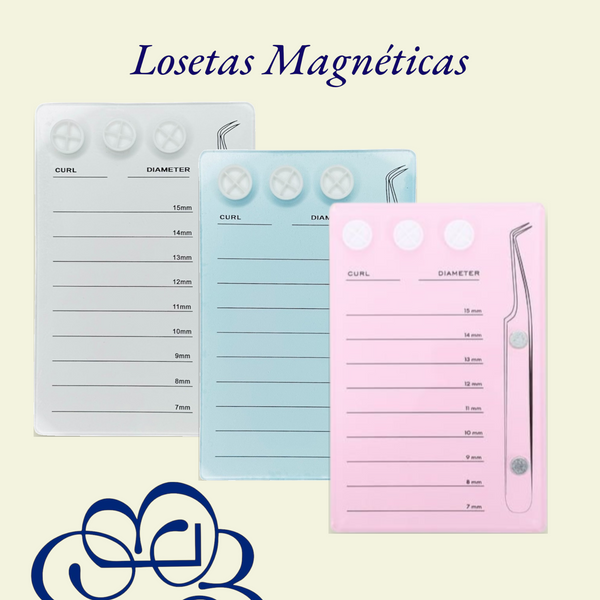 Loseta con soporte para pegamento